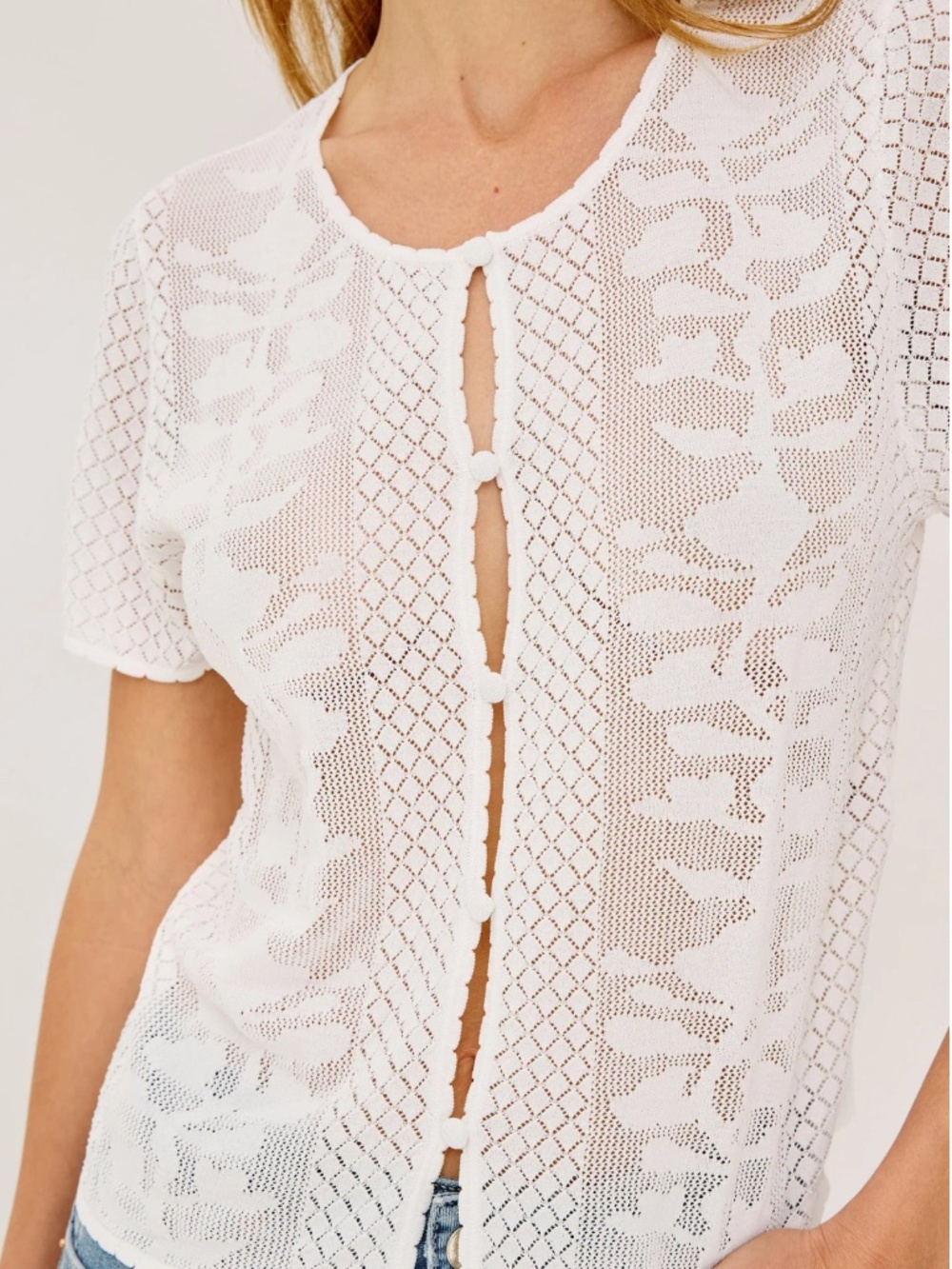 Nina Top ~ Ivory